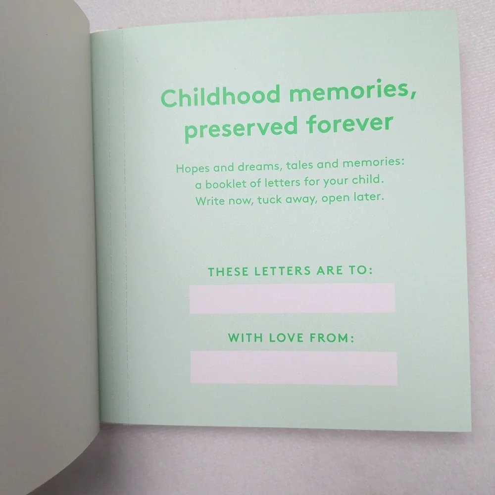 Lovevery Notes to My Child Letters for a Future You Memory Keepsake Book